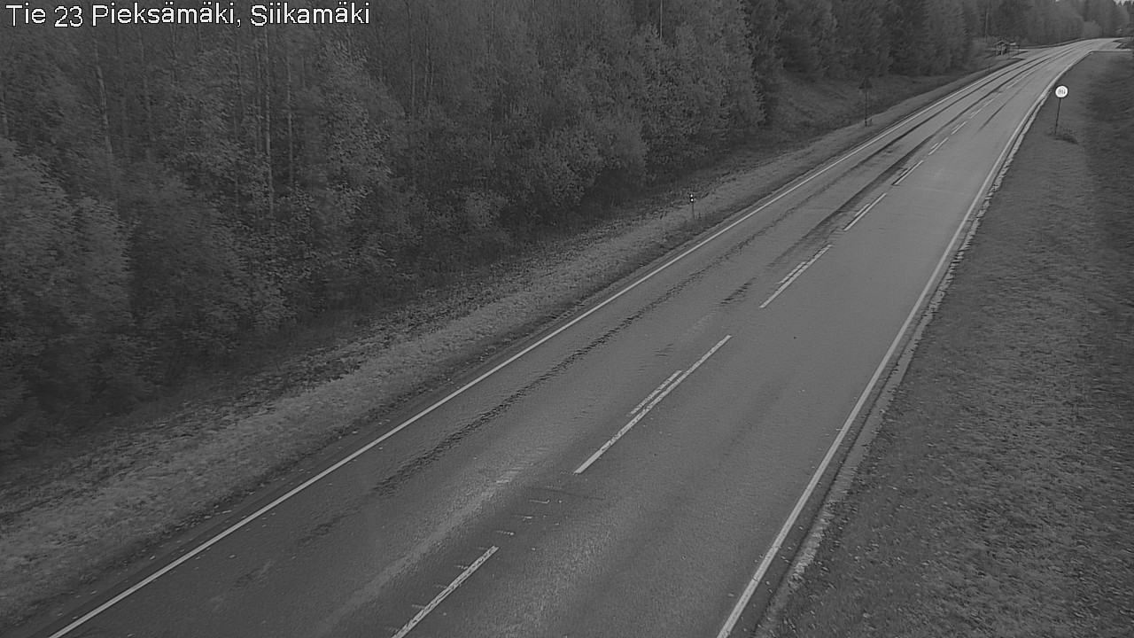 Weather Camera Image Road 23 Pieksämäki, Siikamäki, Pieksämäki, Etelä-Savo