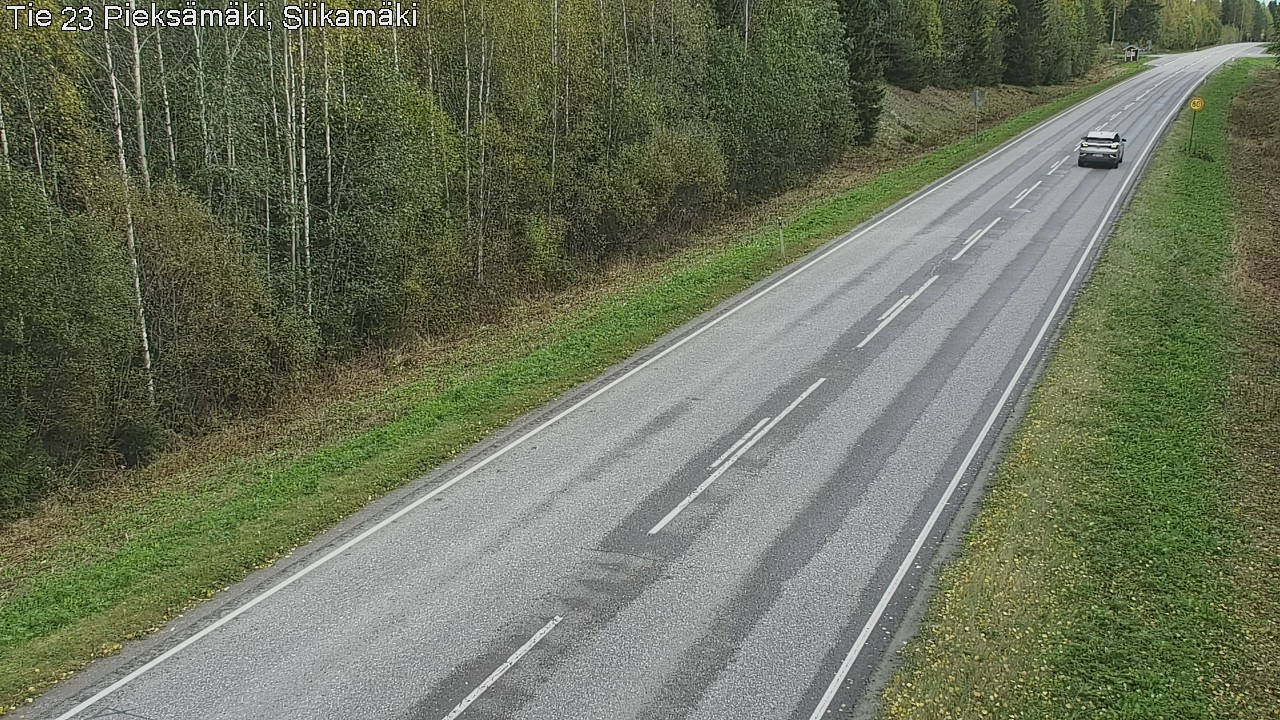 Weather Camera Image Väg 23 Pieksämäki, Siikamäki, Pieksämäki, Etelä-Savo