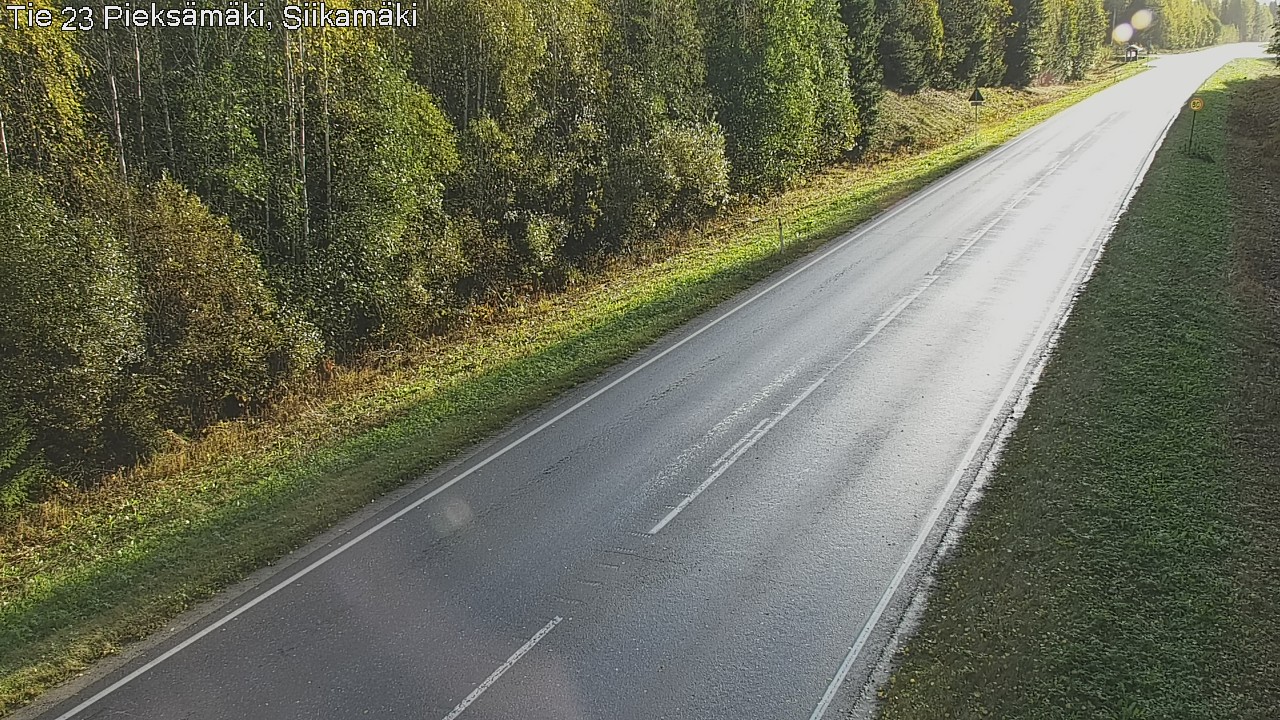 Weather Camera Image Road 23 Pieksämäki, Siikamäki, Pieksämäki, Etelä-Savo