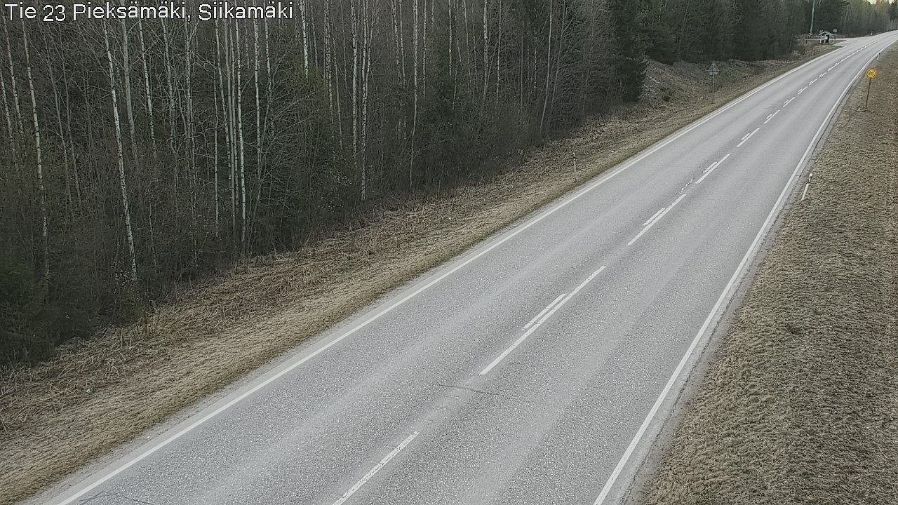 Weather Camera Image Road 23 Pieksämäki, Siikamäki, Pieksämäki, Etelä-Savo