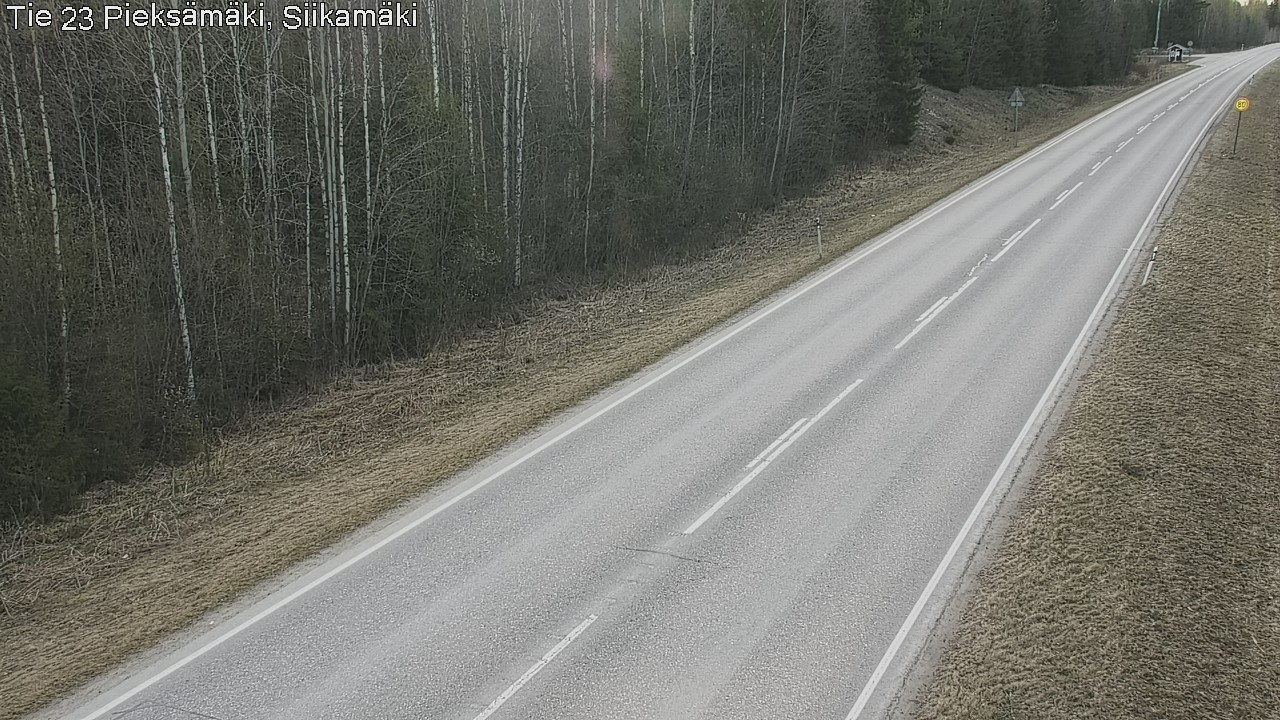 Weather Camera Image Road 23 Pieksämäki, Siikamäki, Pieksämäki, Etelä-Savo