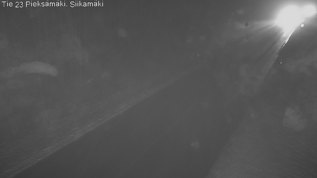 Weather Camera Image Väg 23 Pieksämäki, Siikamäki, Pieksämäki, Etelä-Savo
