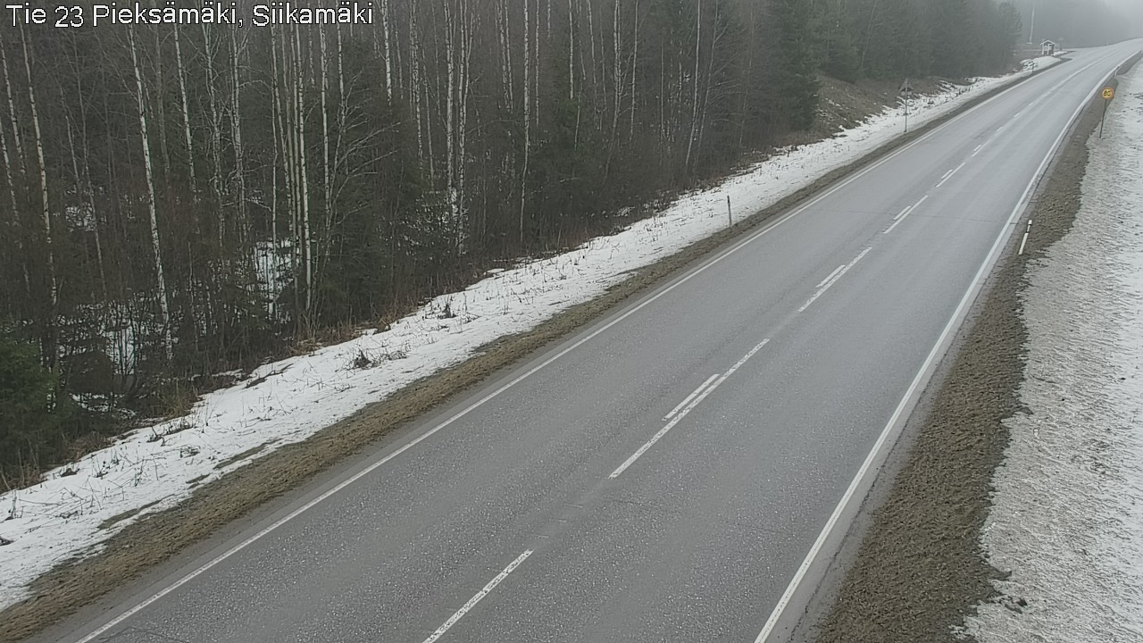 Weather Camera Image Road 23 Pieksämäki, Siikamäki, Pieksämäki, Etelä-Savo