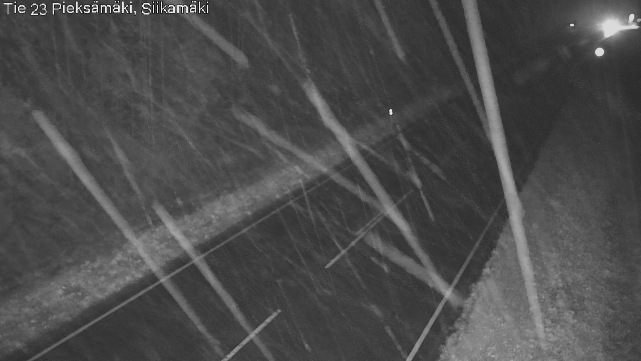 Weather Camera Image Road 23 Pieksämäki, Siikamäki, Pieksämäki, Etelä-Savo