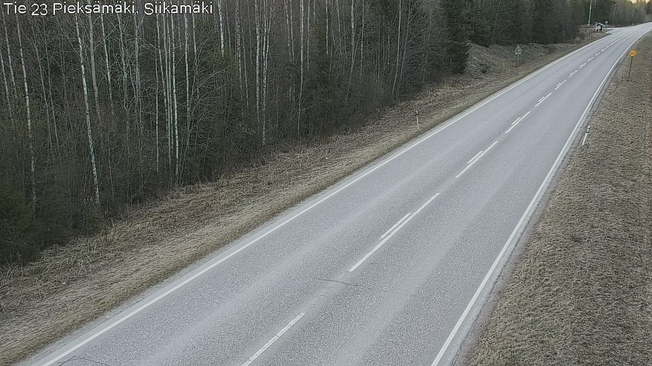 Weather Camera Image Road 23 Pieksämäki, Siikamäki, Pieksämäki, Etelä-Savo