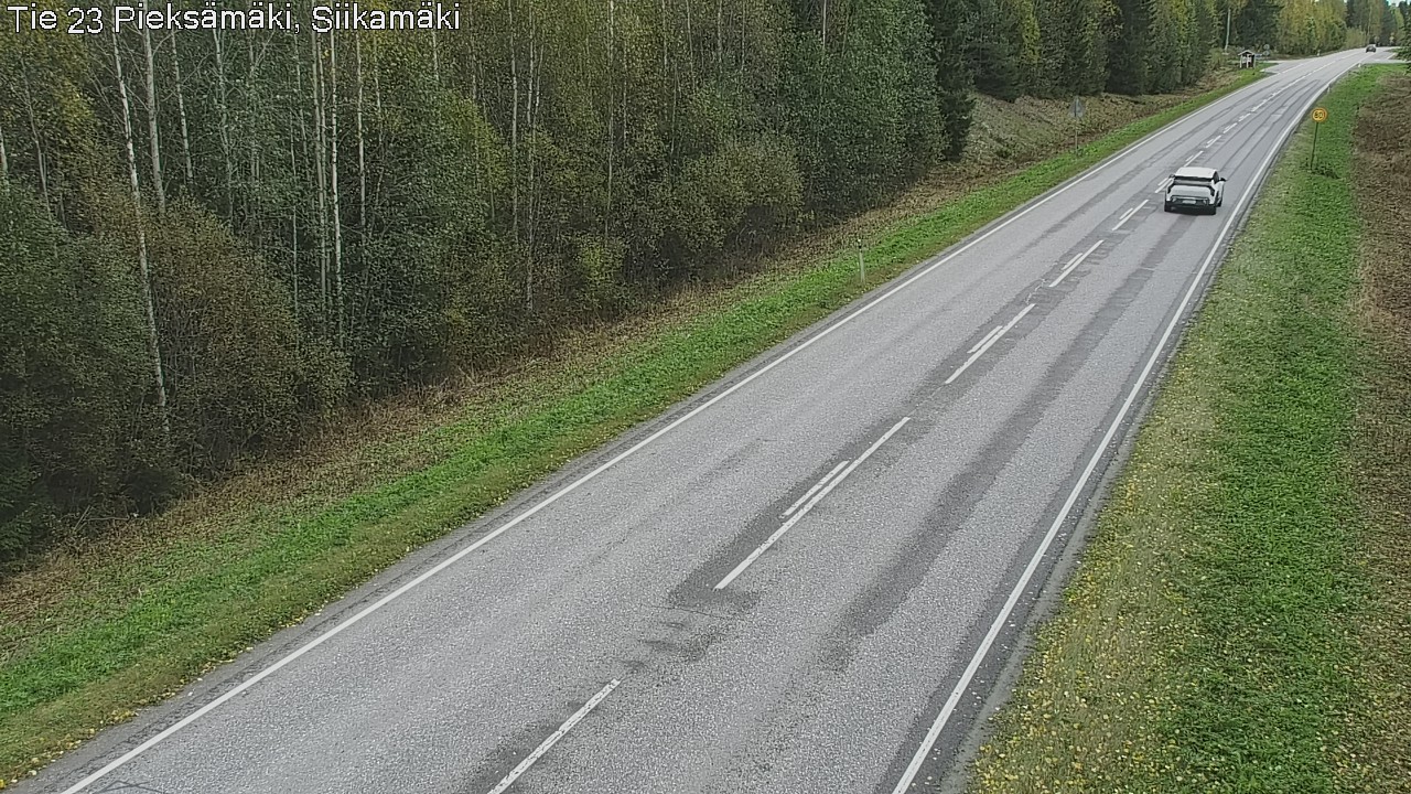 Weather Camera Image Väg 23 Pieksämäki, Siikamäki, Pieksämäki, Etelä-Savo