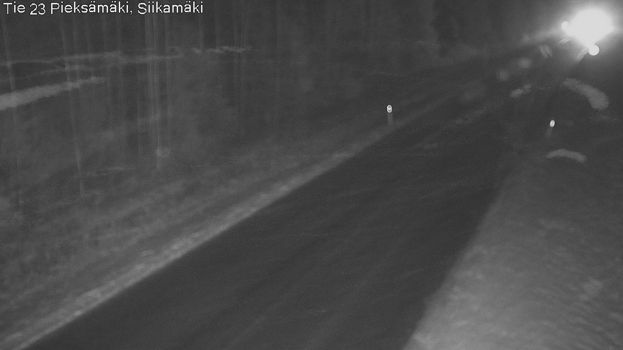 Weather Camera Image Väg 23 Pieksämäki, Siikamäki, Pieksämäki, Etelä-Savo