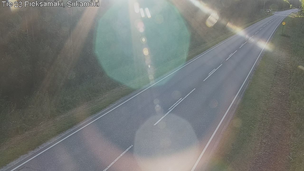 Weather Camera Image Road 23 Pieksämäki, Siikamäki, Pieksämäki, Etelä-Savo