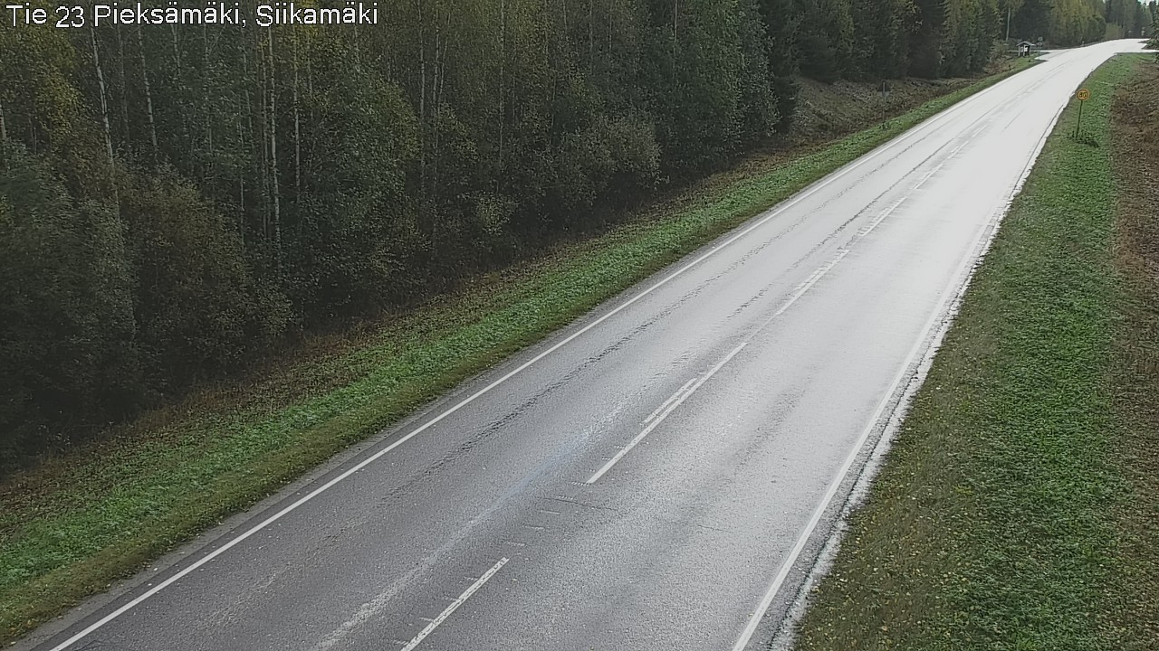 Weather Camera Image Road 23 Pieksämäki, Siikamäki, Pieksämäki, Etelä-Savo