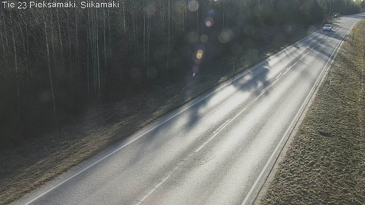 Weather Camera Image Road 23 Pieksämäki, Siikamäki, Pieksämäki, Etelä-Savo