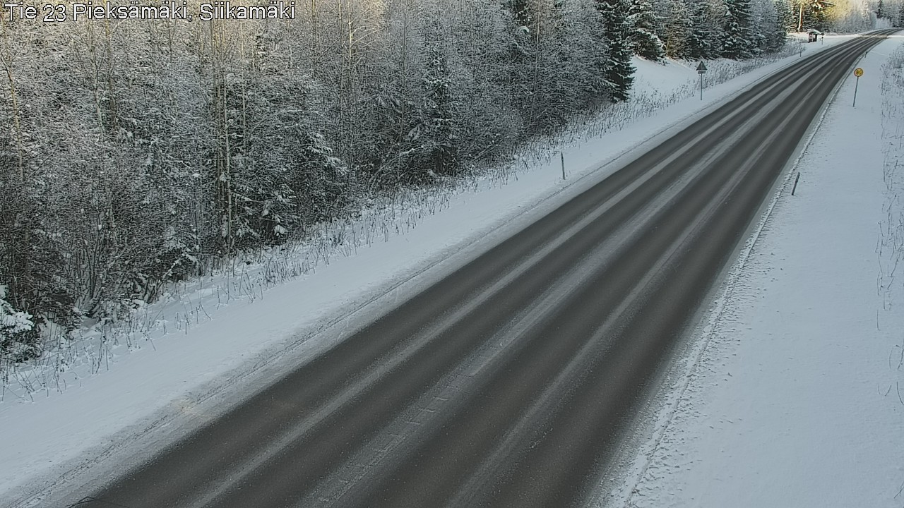 Weather Camera Image Road 23 Pieksämäki, Siikamäki, Pieksämäki, Etelä-Savo