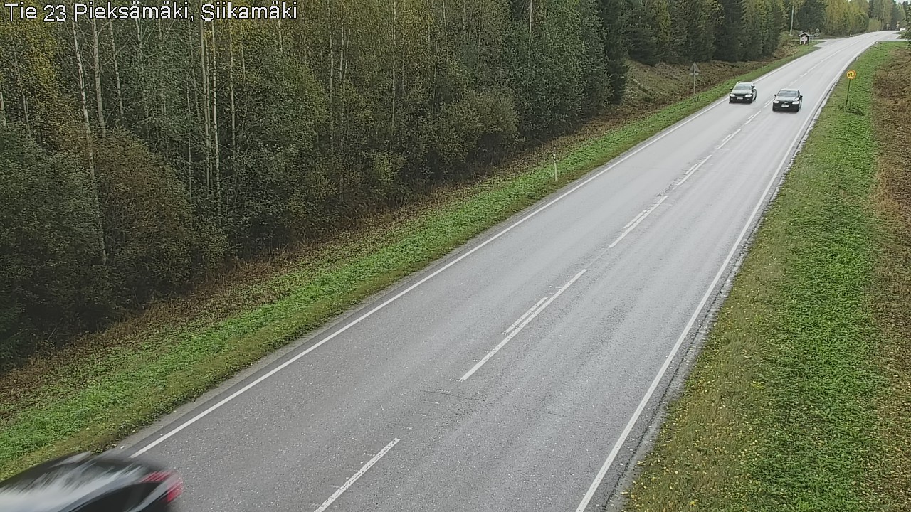Weather Camera Image Road 23 Pieksämäki, Siikamäki, Pieksämäki, Etelä-Savo