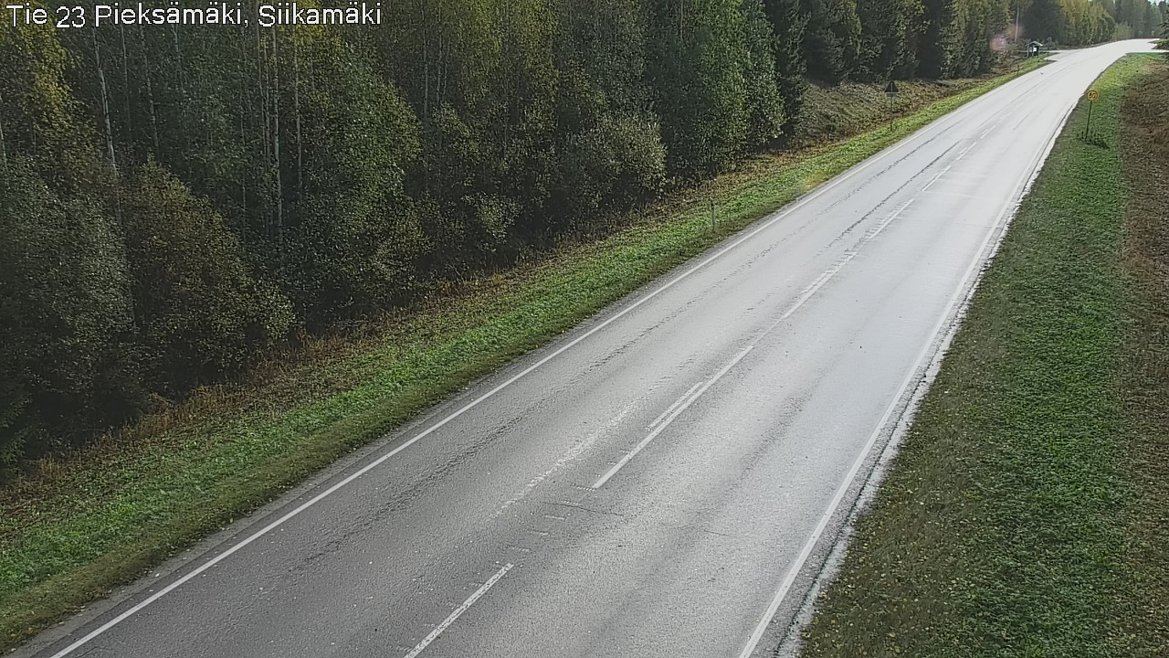 Weather Camera Image Road 23 Pieksämäki, Siikamäki, Pieksämäki, Etelä-Savo