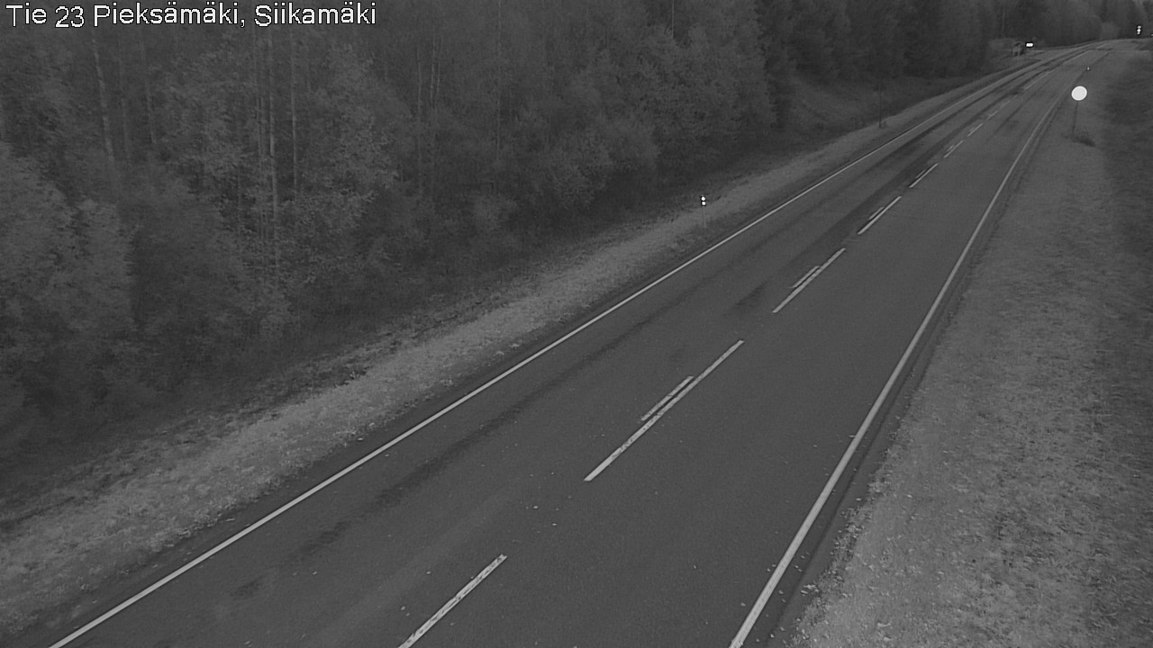 Weather Camera Image Road 23 Pieksämäki, Siikamäki, Pieksämäki, Etelä-Savo