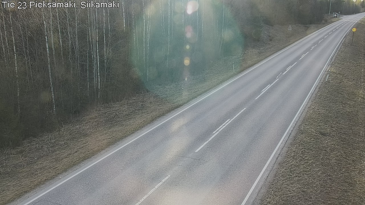 Weather Camera Image Road 23 Pieksämäki, Siikamäki, Pieksämäki, Etelä-Savo