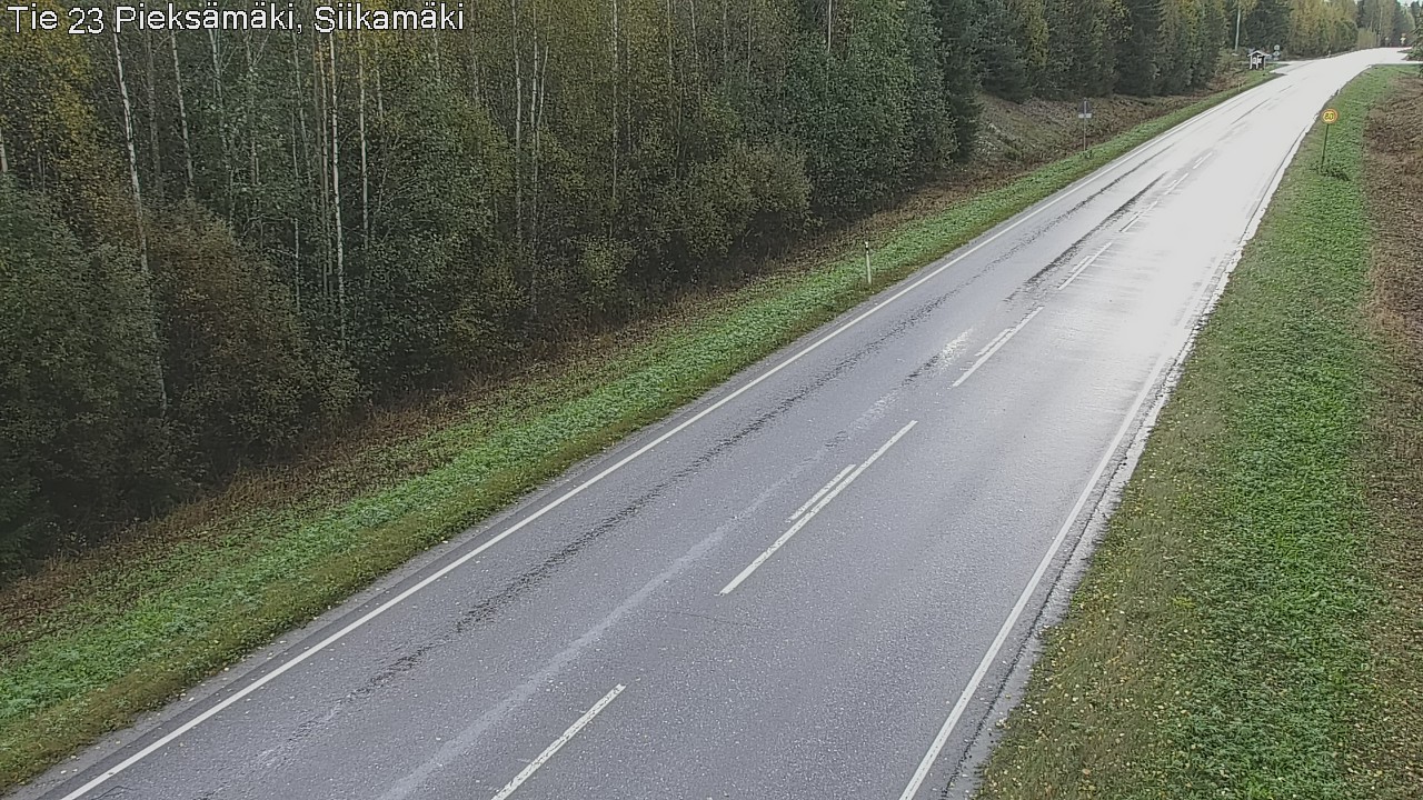 Weather Camera Image Road 23 Pieksämäki, Siikamäki, Pieksämäki, Etelä-Savo