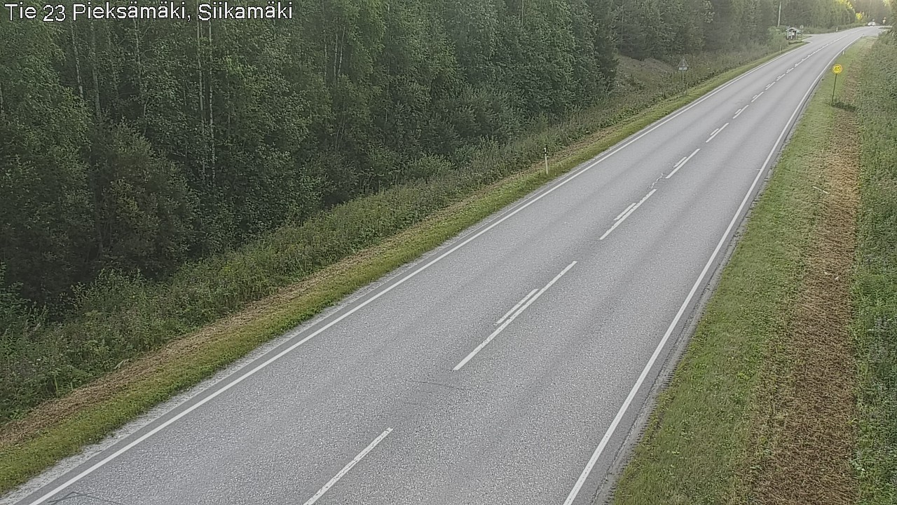 Weather Camera Image Road 23 Pieksämäki, Siikamäki, Pieksämäki, Etelä-Savo