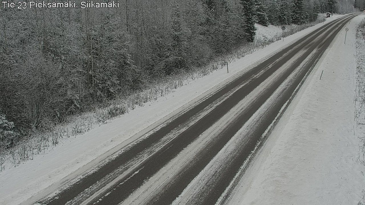 Weather Camera Image Road 23 Pieksämäki, Siikamäki, Pieksämäki, Etelä-Savo