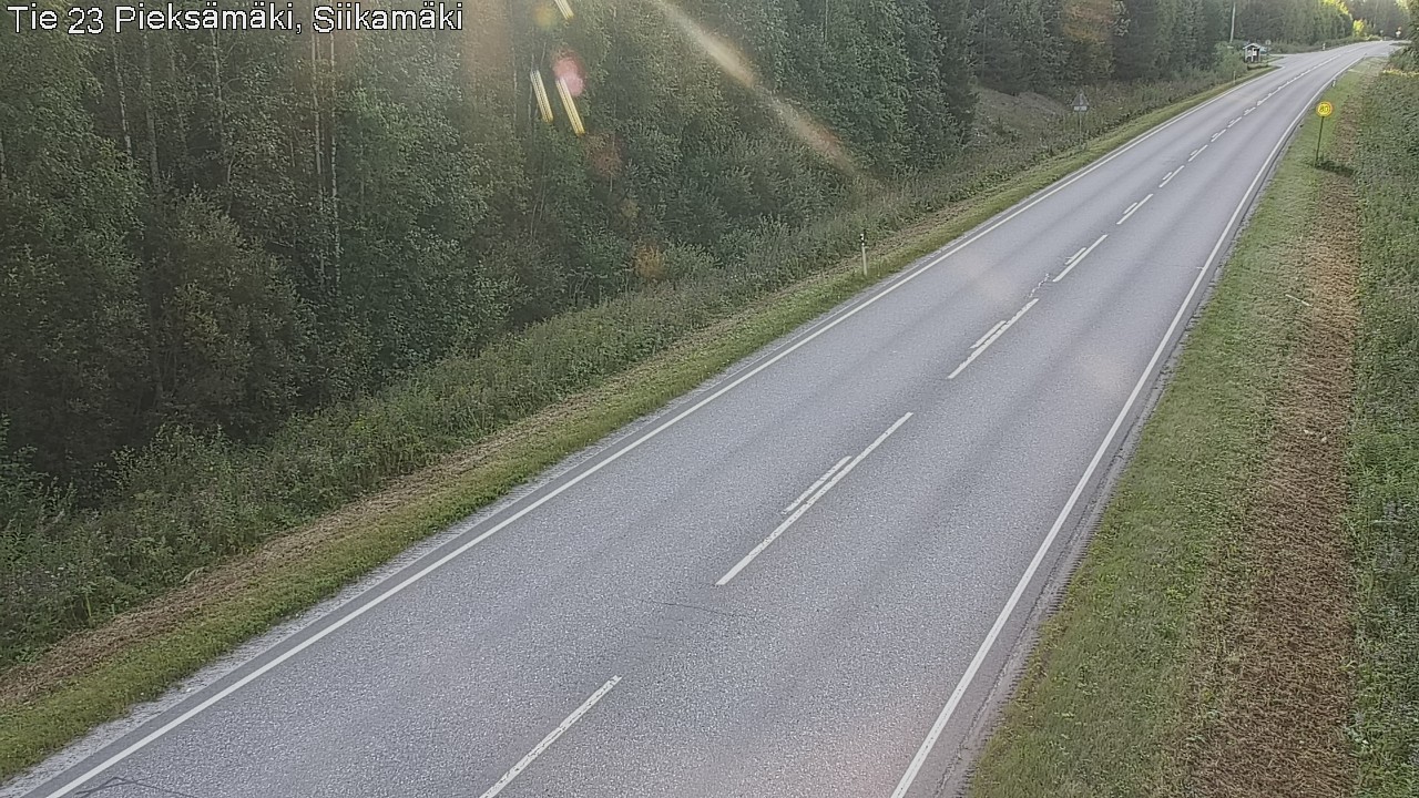 Weather Camera Image Road 23 Pieksämäki, Siikamäki, Pieksämäki, Etelä-Savo