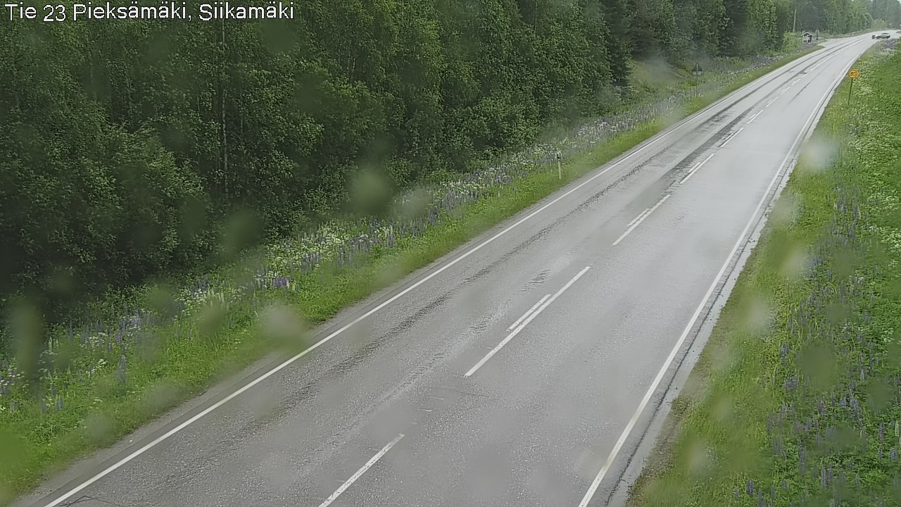 Weather Camera Image Väg 23 Pieksämäki, Siikamäki, Pieksämäki, Etelä-Savo