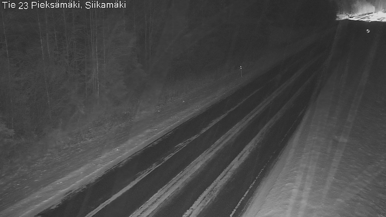Weather Camera Image Road 23 Pieksämäki, Siikamäki, Pieksämäki, Etelä-Savo