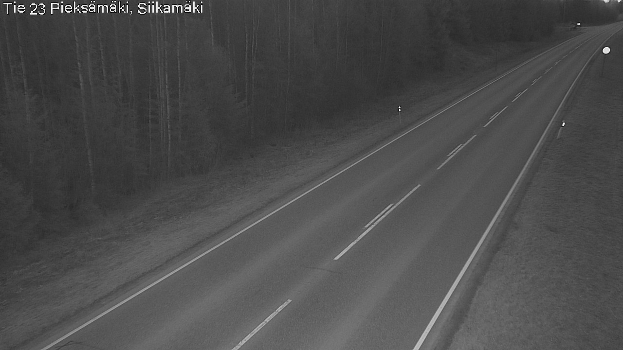 Weather Camera Image Road 23 Pieksämäki, Siikamäki, Pieksämäki, Etelä-Savo