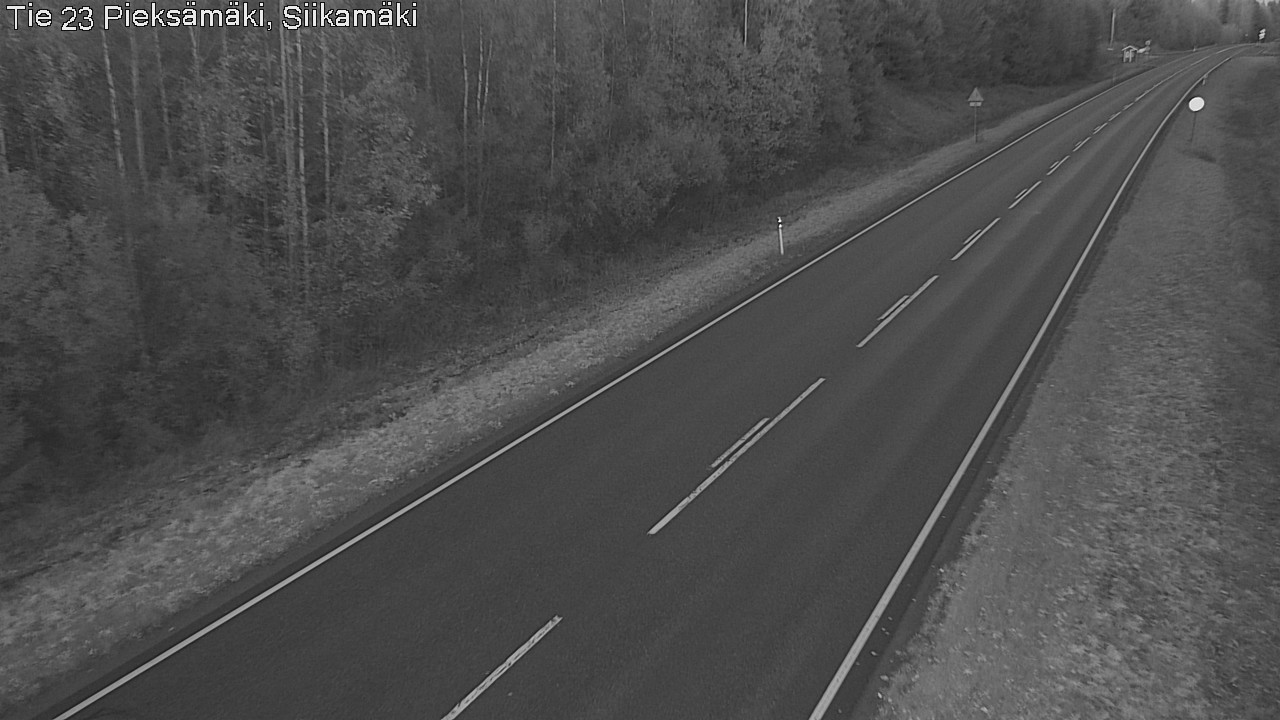 Weather Camera Image Road 23 Pieksämäki, Siikamäki, Pieksämäki, Etelä-Savo