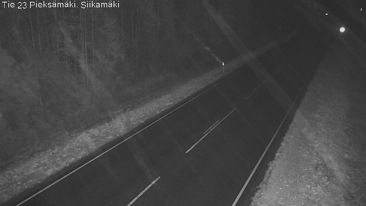 Weather Camera Image Road 23 Pieksämäki, Siikamäki, Pieksämäki, Etelä-Savo