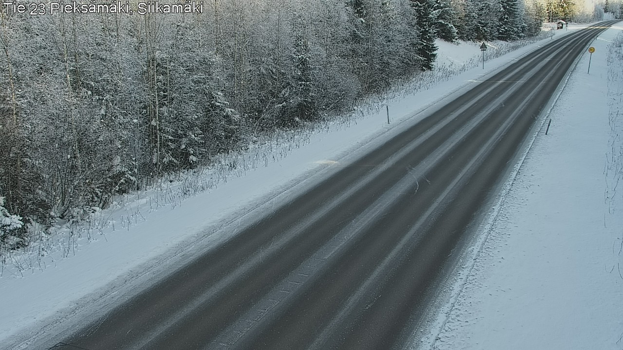 Weather Camera Image Road 23 Pieksämäki, Siikamäki, Pieksämäki, Etelä-Savo