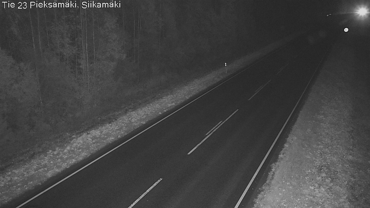 Weather Camera Image Road 23 Pieksämäki, Siikamäki, Pieksämäki, Etelä-Savo