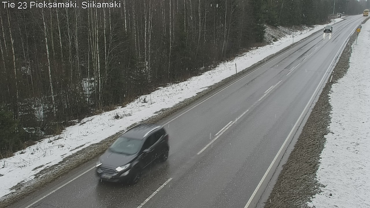 Weather Camera Image Road 23 Pieksämäki, Siikamäki, Pieksämäki, Etelä-Savo