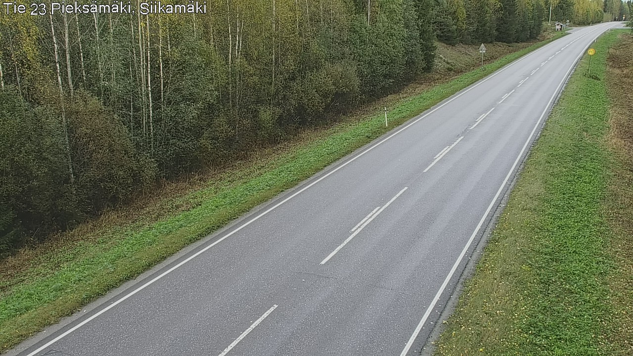 Weather Camera Image Road 23 Pieksämäki, Siikamäki, Pieksämäki, Etelä-Savo
