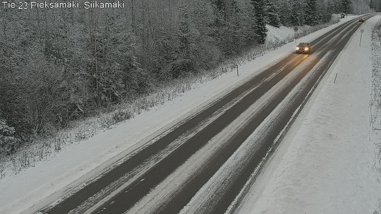 Weather Camera Image Road 23 Pieksämäki, Siikamäki, Pieksämäki, Etelä-Savo