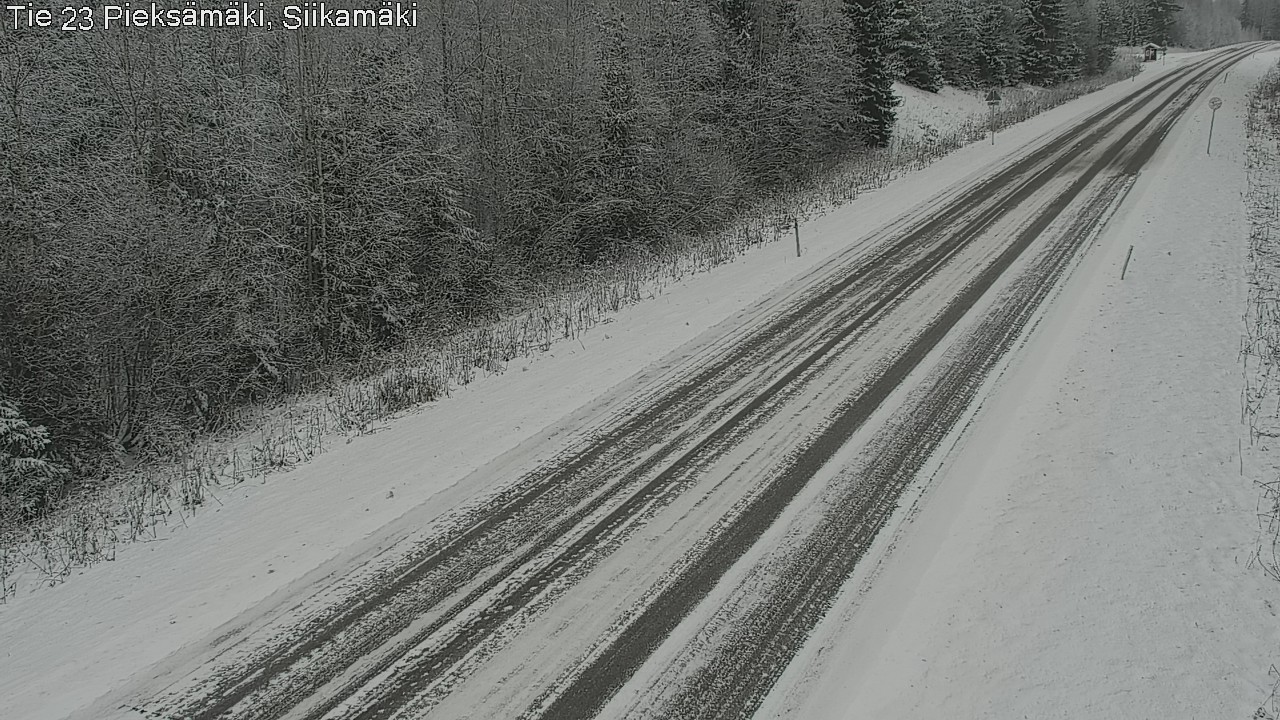 Weather Camera Image Road 23 Pieksämäki, Siikamäki, Pieksämäki, Etelä-Savo
