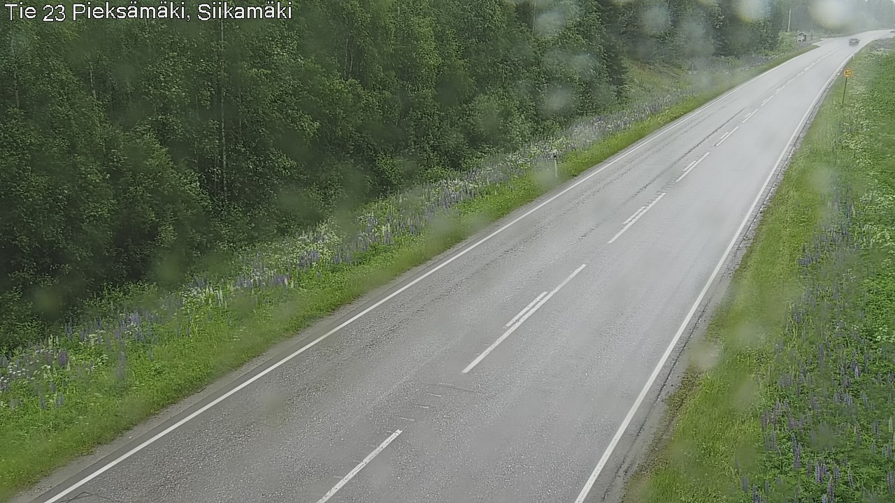 Weather Camera Image Väg 23 Pieksämäki, Siikamäki, Pieksämäki, Etelä-Savo