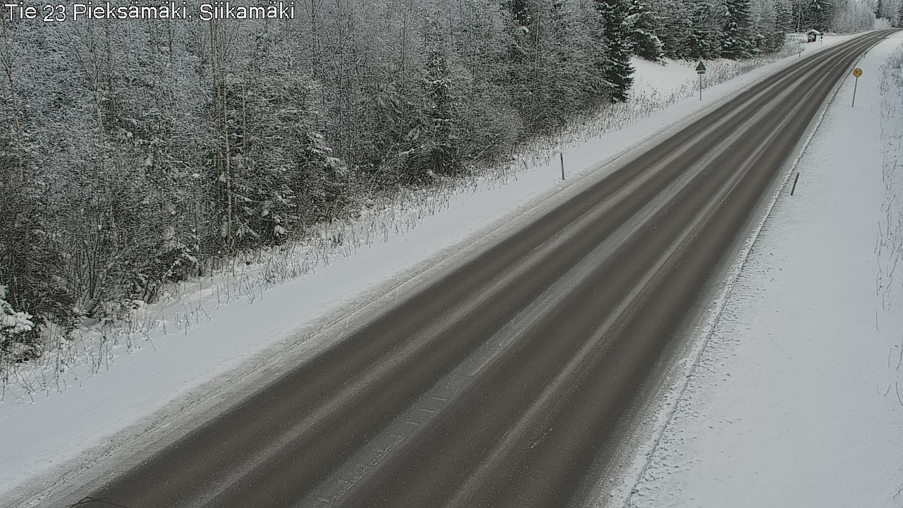 Weather Camera Image Road 23 Pieksämäki, Siikamäki, Pieksämäki, Etelä-Savo
