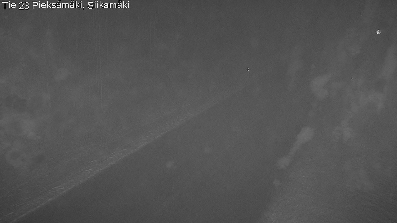 Weather Camera Image Väg 23 Pieksämäki, Siikamäki, Pieksämäki, Etelä-Savo
