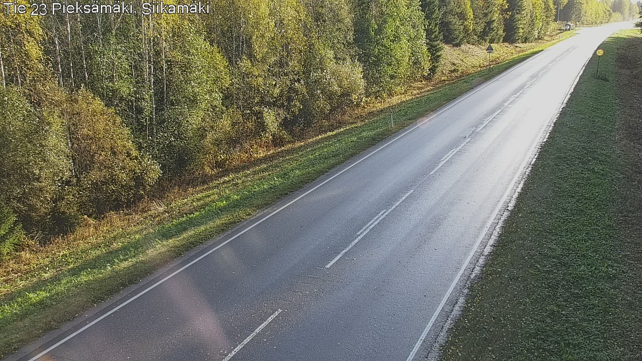 Weather Camera Image Road 23 Pieksämäki, Siikamäki, Pieksämäki, Etelä-Savo
