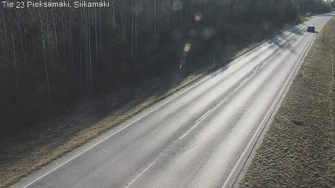 Weather Camera Image Road 23 Pieksämäki, Siikamäki, Pieksämäki, Etelä-Savo
