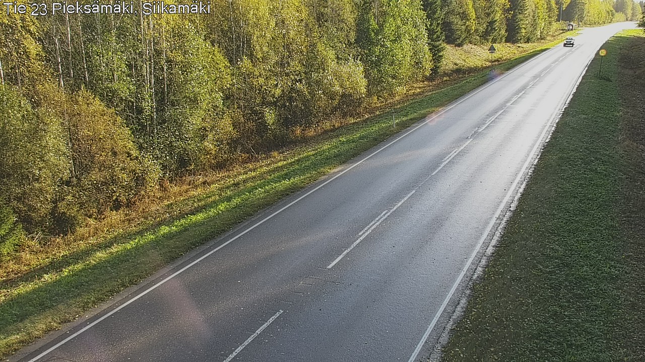 Weather Camera Image Road 23 Pieksämäki, Siikamäki, Pieksämäki, Etelä-Savo