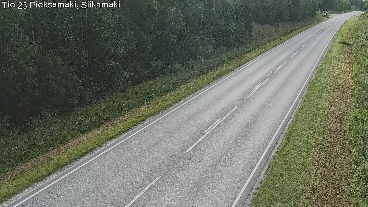 Weather Camera Image Road 23 Pieksämäki, Siikamäki, Pieksämäki, Etelä-Savo