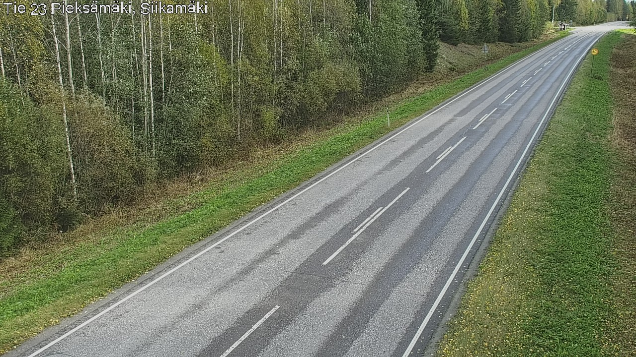 Weather Camera Image Väg 23 Pieksämäki, Siikamäki, Pieksämäki, Etelä-Savo