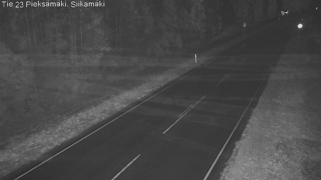 Weather Camera Image Road 23 Pieksämäki, Siikamäki, Pieksämäki, Etelä-Savo