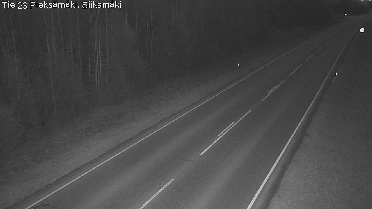 Weather Camera Image Road 23 Pieksämäki, Siikamäki, Pieksämäki, Etelä-Savo