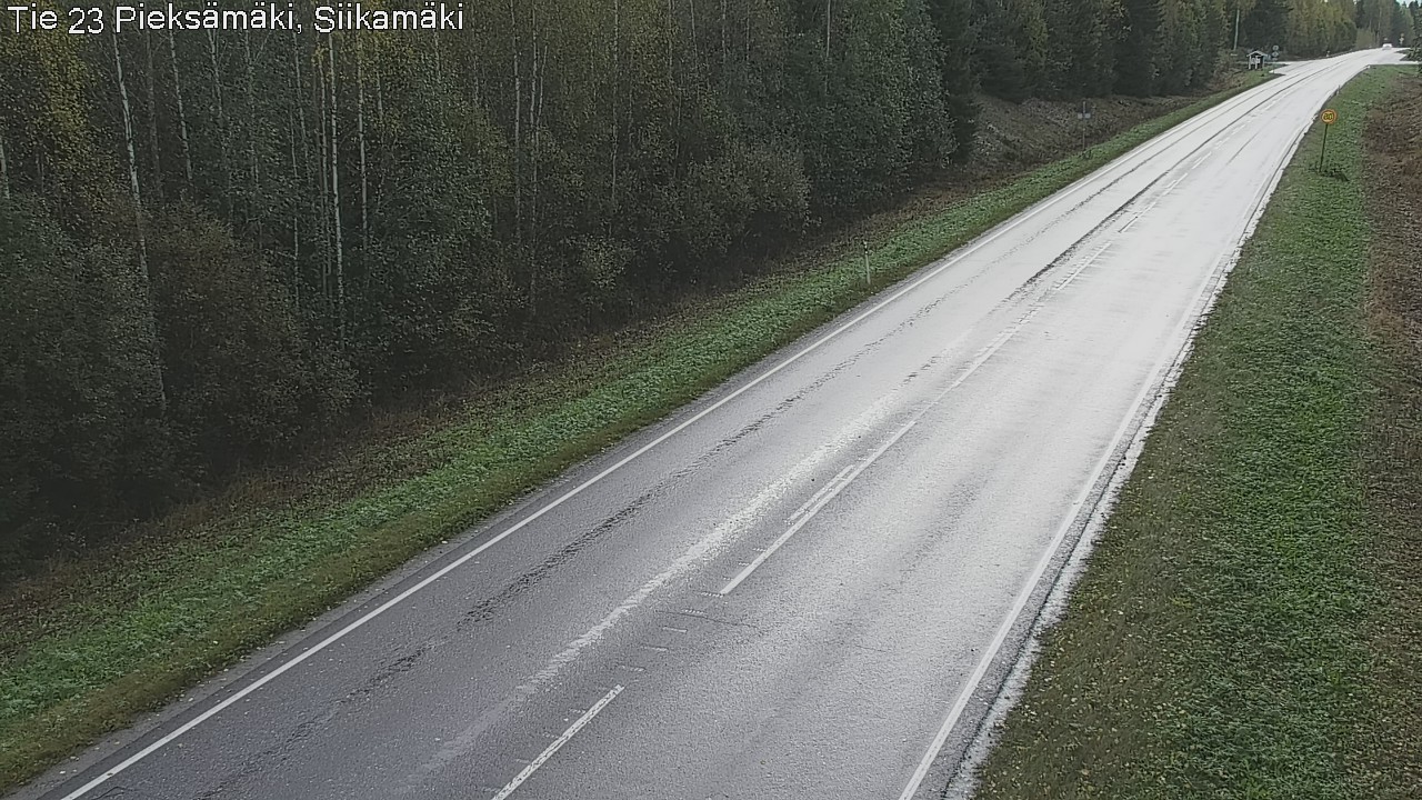 Weather Camera Image Road 23 Pieksämäki, Siikamäki, Pieksämäki, Etelä-Savo
