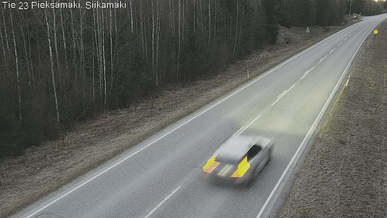 Weather Camera Image Road 23 Pieksämäki, Siikamäki, Pieksämäki, Etelä-Savo
