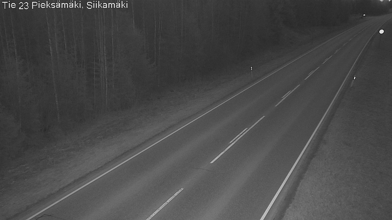 Weather Camera Image Road 23 Pieksämäki, Siikamäki, Pieksämäki, Etelä-Savo