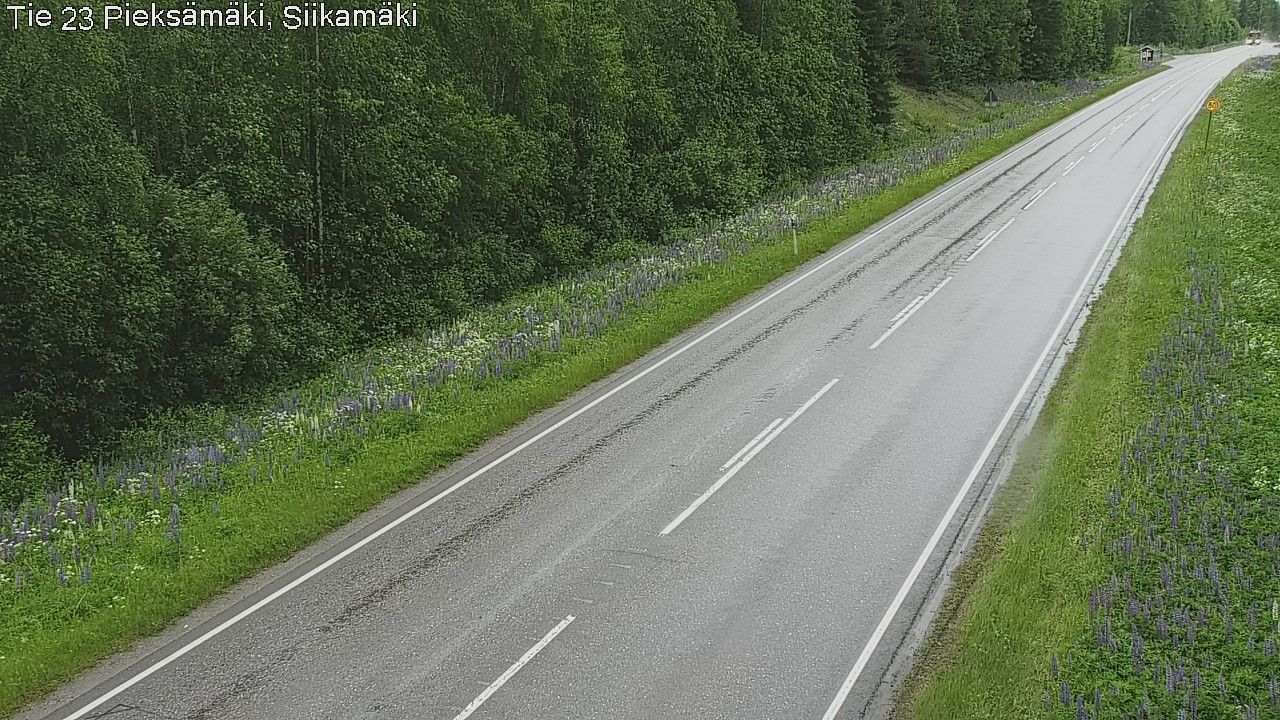 Weather Camera Image Road 23 Pieksämäki, Siikamäki, Pieksämäki, Etelä-Savo