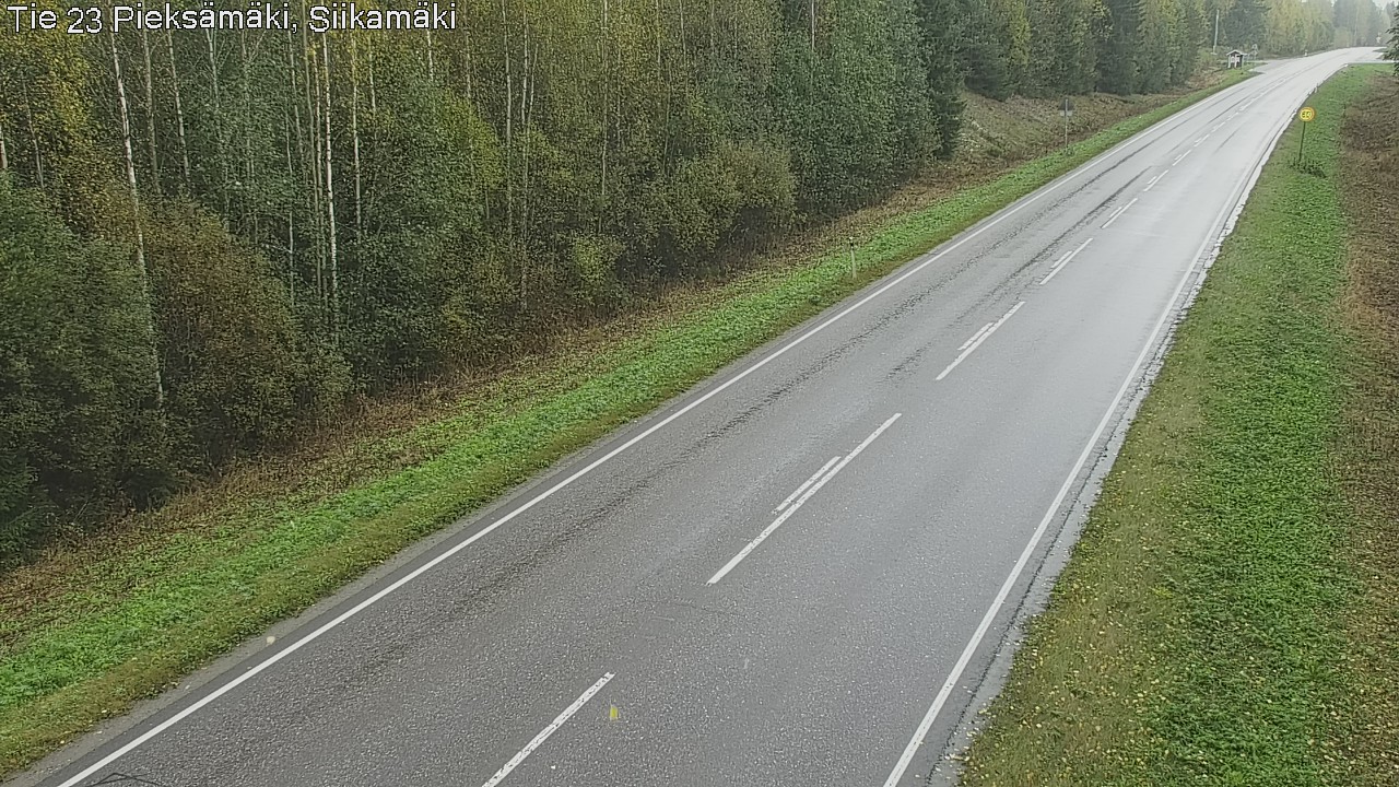 Weather Camera Image Road 23 Pieksämäki, Siikamäki, Pieksämäki, Etelä-Savo