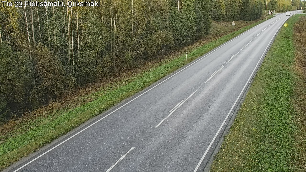 Weather Camera Image Road 23 Pieksämäki, Siikamäki, Pieksämäki, Etelä-Savo